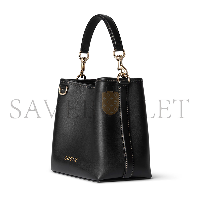 G*u*i gg emblem mini bucket bag 815118 (19*18*11cm)